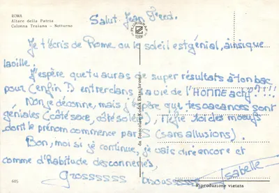 Altare della Patria — Kolumna Trajana — Notturono — Plurigraf Terni nr 605 — Rewers