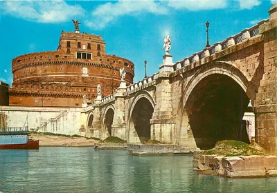 Rzym — Most Sant'Angelo i Zamek Świętego Anioła — Tecnofraf spa