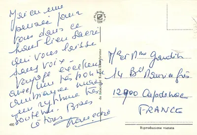 Rzym — nocny widok zabytków — Plurigrave Terni n°480 — Rewers
