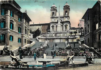 Roma - Trinità dei Monti — editor Ed. Belvedere, n° 61