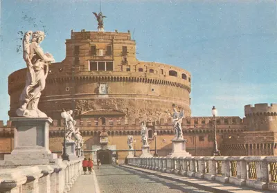 Castel Sant'Angelo — Rzym — wydawca nieznany, numer serii nie widoczny