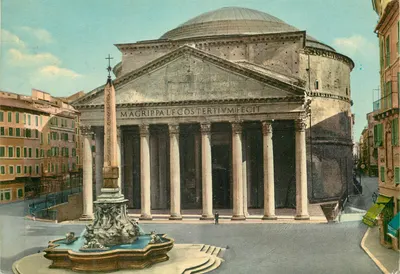Rzym — Pantheon — wydawca DA VERA FOTOCOLOR, nr 207
