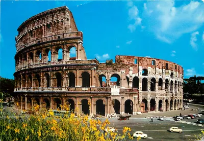 Coliseu em Roma — reprodução Kodak Ektachrome — editor OTO, n° SAR 118