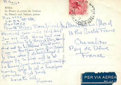 Roma - Piazza S. Pietro e palazzi Vaticani — éditeur inconnu, n° 827 — Rewers