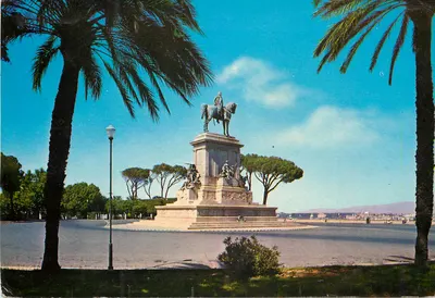 Monumento a Garibaldi — Gianicolo — Rzym — Kodak Ektachrome 451