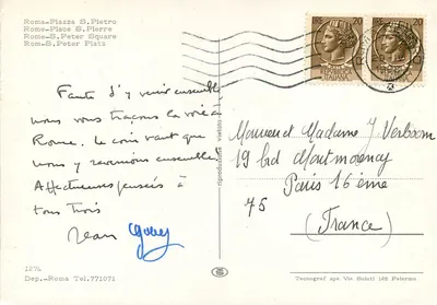 Place Saint-Pierre — Vaticano — TecnoGraf spa, n°1274 — Verso