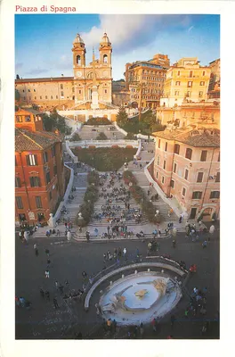 Piazza di Spagna — Roma — editor não visível