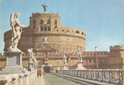 Castel Sant'Angelo — Rzym — wydawca nieznany, numer seryjny nieczytelny