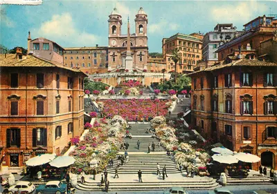 Piazza di Spagna — Trinità dei Monti — Multigr. Ektachrome