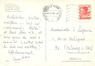 Florence — Persée Cellini — Wydawnictwo Biondetti — Rewers