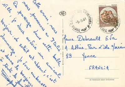Florence w nocy — Ovet, Florence, Włochy — n°348 — Rewers