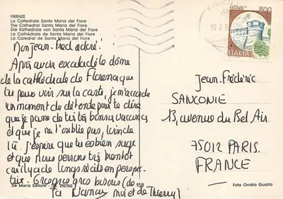 Florença — Catedral Santa Maria del Fiore — De Maria Editore, n°158 — Verso