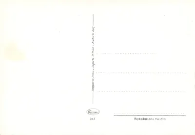 Bambini in abito tradizionale bavarese — montagna — Cecamani n°342 — Verso