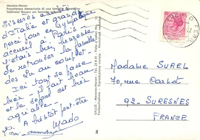 Bauern am Sonntage — Merano-Meran — SALUS — Nr 238.41 — Rewers
