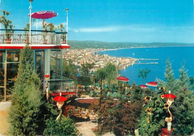 Vista panorâmica da Riviera Adriática — Gabicce Monte — editor FOTOMENZIONI RIVIERA, n° 13010