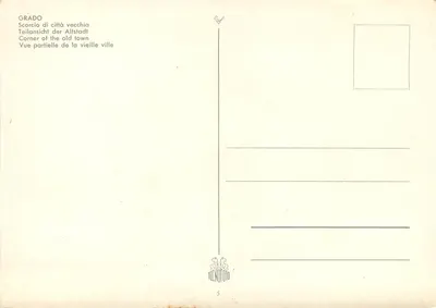 Grado — canto da velha cidade — TENNOFOTO n°5 — Verso