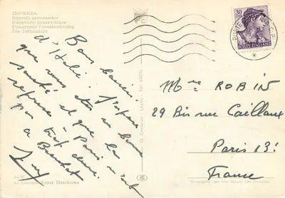 Imperia — widok panoramiczny — G. Costanzi, nr 69296 — Rewers