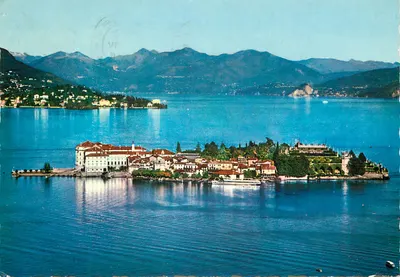 Ilha Bella (Lago Maggiore) — vista panorâmica — Fotolampa Reggiori, n° 442