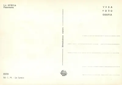 La Spezia — panorama — wyd. C.M. La Spezia nr 8979 — Rewers