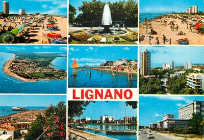 Lignano — vista panorâmica — editor Milano Dep. n°71