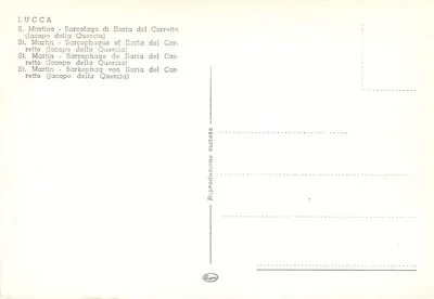Lucca - S. Martino - Sarcófago de Illaria del Carretto (Jacopo della Quercia) — Verso
