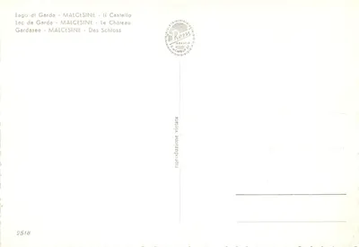 Lago di Garda - Malcesine - Zamek - Freccia del Garda — Rewers