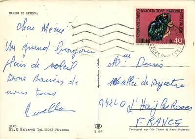 Marina di Ravenna — Souvenir Marina di Ravenna — Wyd. E. Salbaroli — Rewers