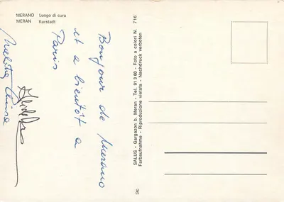 Merano — widok panoramiczny — SALUS - Gargazon b. Meran — Rewers