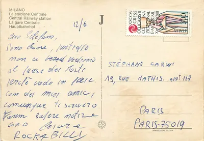 Milão - A estação Central — editor desconhecido, número de série não visível — Verso