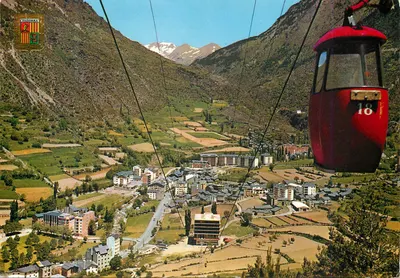 Arinosera — Vista do teleférico — Editor Escudo de Oro, S.A.
