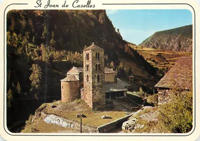 St Joan de Caselles — Igreja romana do Xe século — Valls d'Andorre, editor APACOLOR