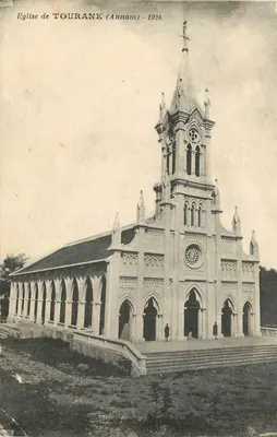 Igreja de Tourane (Annam) — 1924 — Fototipia J. Bienaime, Reims