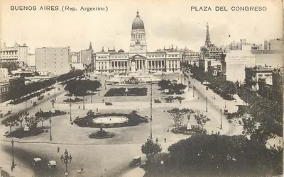 Buenos Aires (República Argentina) — Plaza del Congreso — O.H. B.A. N. 52