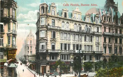 Rua Florida, Buenos Aires — vista arquitetônica — Edição Carmelo Ibarra, n°40