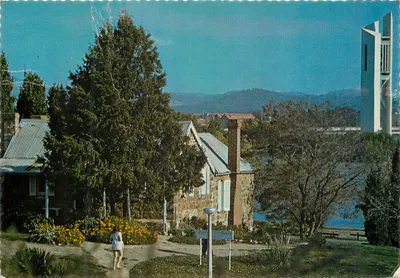 Blundel Farm House, Canberra — museu e paisagem — Capital View Cards, CV33