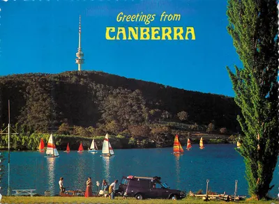 Canberra — Tour de télécommunication sur le mont Black — editor Nucolorvue Productions Pty Ltd