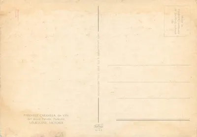 Motel Caravilla de V.S.M. — Melbourne, Victoria — John Engelanden & Co. Ltd. — Verso
