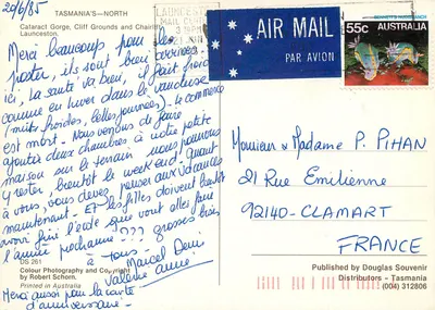 Cliff Grounds — Launceston — Wydawca: Douglas Souvenir Distributors — Rewers