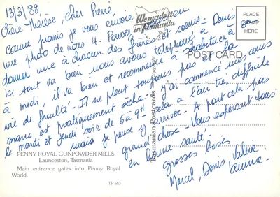 Penny Royal Gunpowder Mills — Launceston, Tasmanii — Tasmanian Postcards — Rewers
