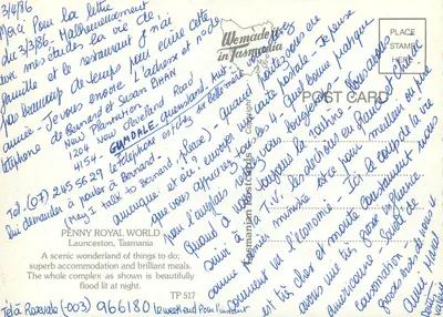 Penny Royal World — Launceston, Tasmanie — Wemadan Postcards — Rewers