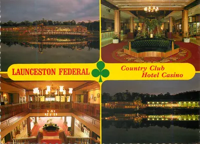 Hotel Casino Launceston Federal Country Club — Tasmânia — editor Douglas Souvenir Distributors