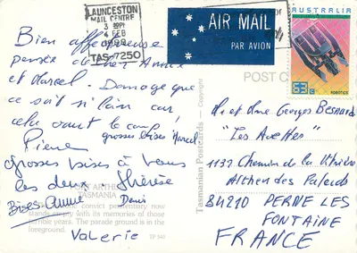 Port Arthur Penitentiary — ruiny dawnego więzienia — Tasmanian Postcards TP 540 — Rewers