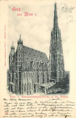 Igreja do Dom e Metropolitana de São Estêvão — Viena I — editor G. Ledermann jr.