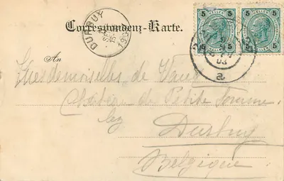 Schönbrunn, Viena XI. I. — Ruína romana — editor desconhecido, n° 1588 — Verso