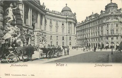 Michaelerplatz — Viena I — K. Ledermann, Viena I — 1905