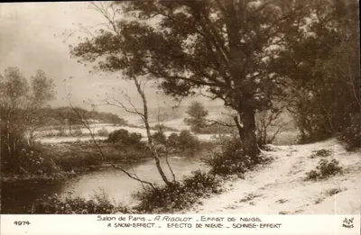 Efeito de neve — A. Rigolot — Salão de Paris