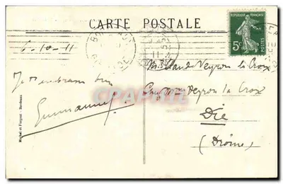 Bordeaux — A Igreja de São Miguel — Michal e Forgeot — Verso