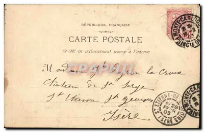 Mônaco - 298 - A Catedral — Fot. Lagour, Março 1903 — Verso