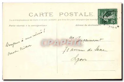 Ambert — Ogólny widok — Lib.-Pap. Dapzol-Berne w Ambert — Rewers