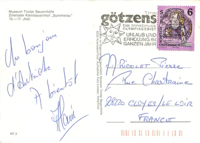 Dom w górach — Zillertaler Kleinbauernhof "Summerau" — Museum Tiroler Bauernhöfe — Rewers